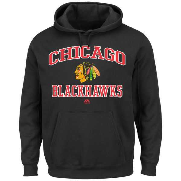 Men's Chicago Blackhawks Majestic Heart x26 Soul Hoodie - Black,We sell and wholesale Men's Chicago Blackhawks Majestic Heart x26 Soul Hoodie - Black on line form chian!